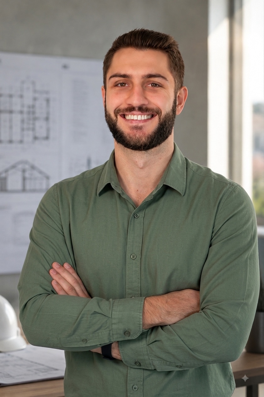 Jeferson Cardoso Buss, engenheiro civil responsável pela JB Engenharia